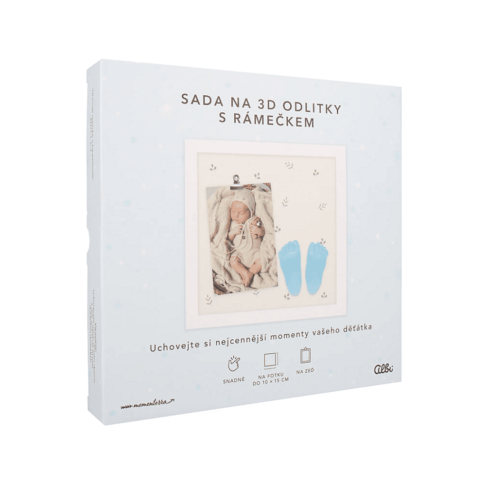 ALBI Sada na 3D odliatky s rámčekom pre chlapčeka