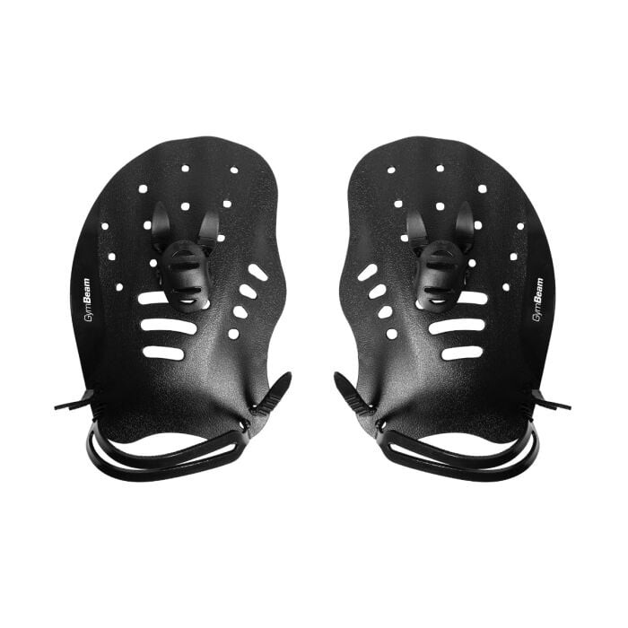 GymBeam Plavecké pádla AquaFlow Black  S