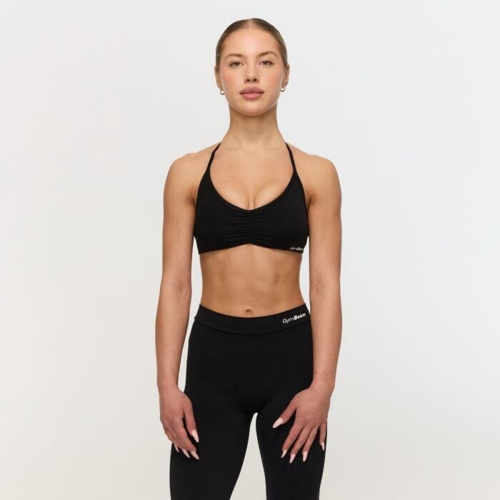 GymBeam Športová podprsenka Fierce Black  XS