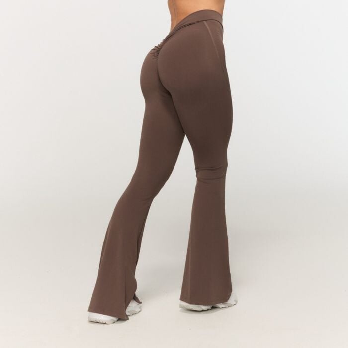 GymBeam Dámske V-back nohavice Fierce Cappuccino  XS