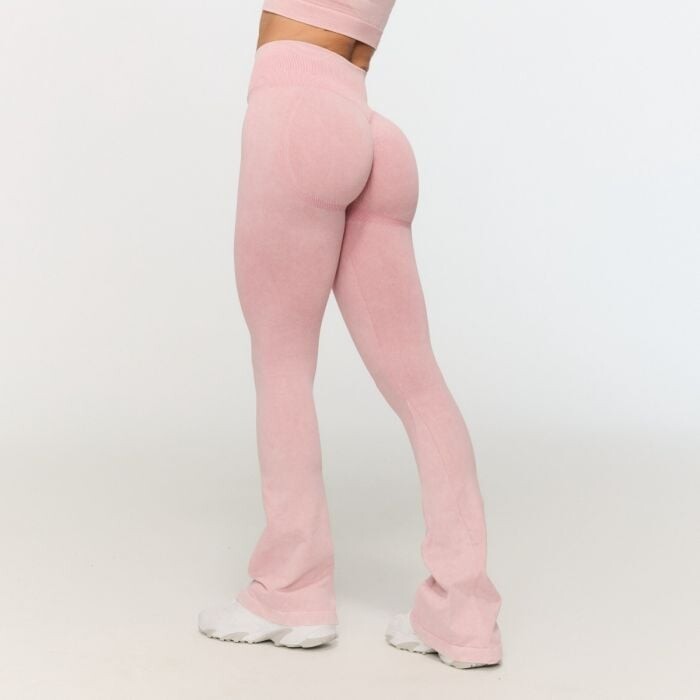 GymBeam Dámske bezšvové nohavice Fierce Baby Pink  XS