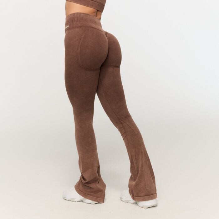 GymBeam Dámske bezšvové nohavice Fierce Brown  XS