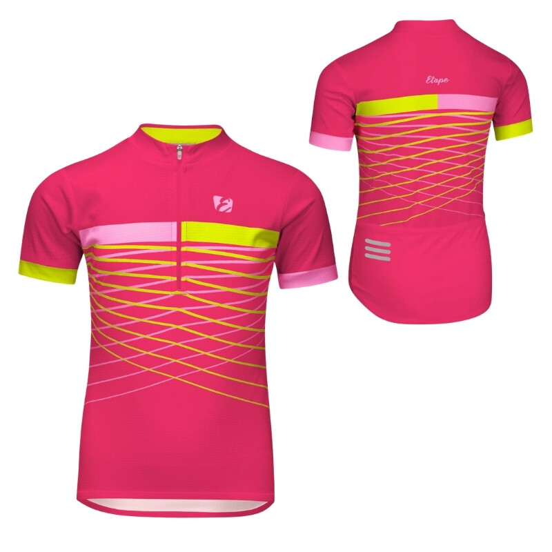 Etape Lucky ružová/limeta - 128/134