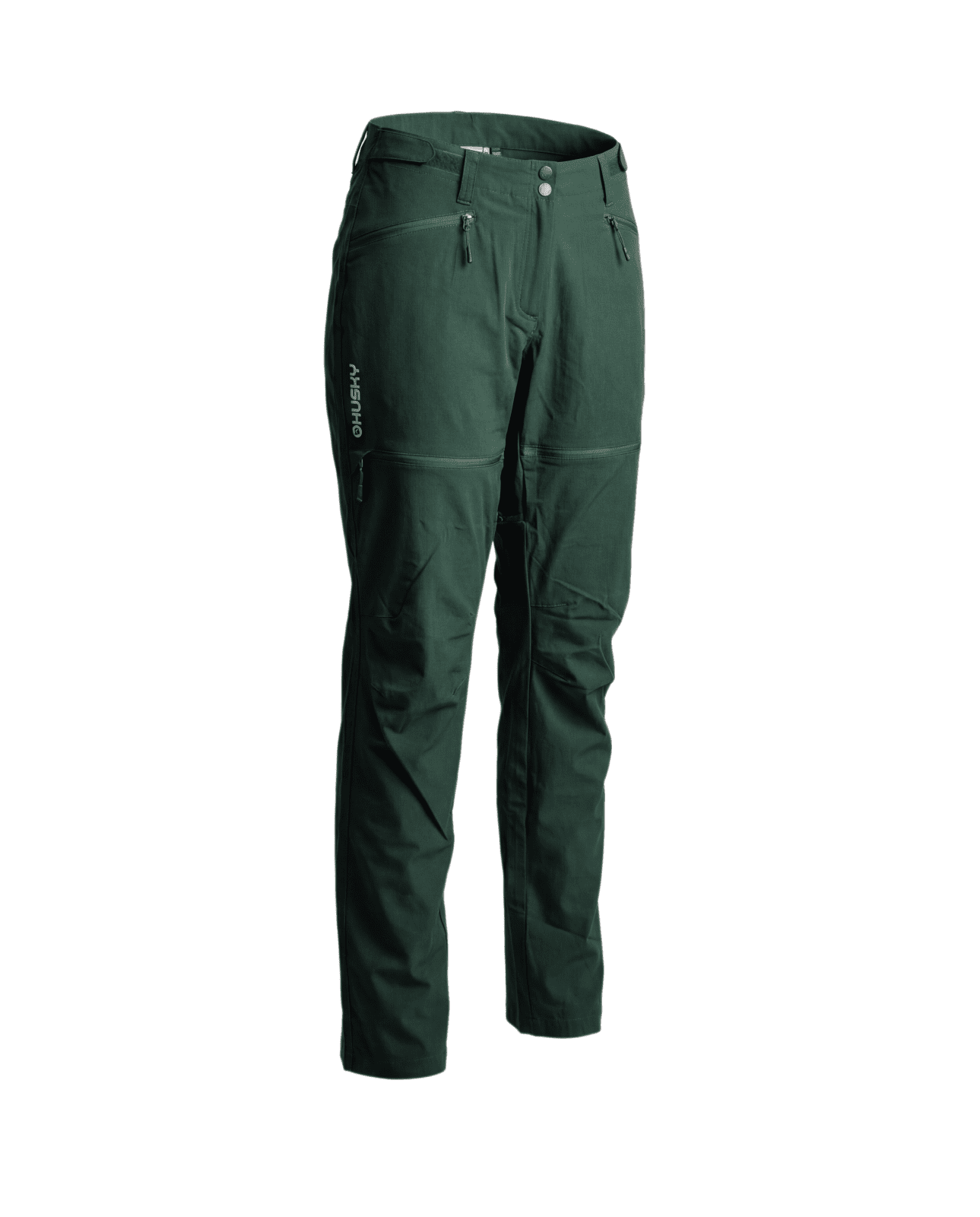 Husky Dámske outdoor nohavice Kusty L dark green Veľkosť: L