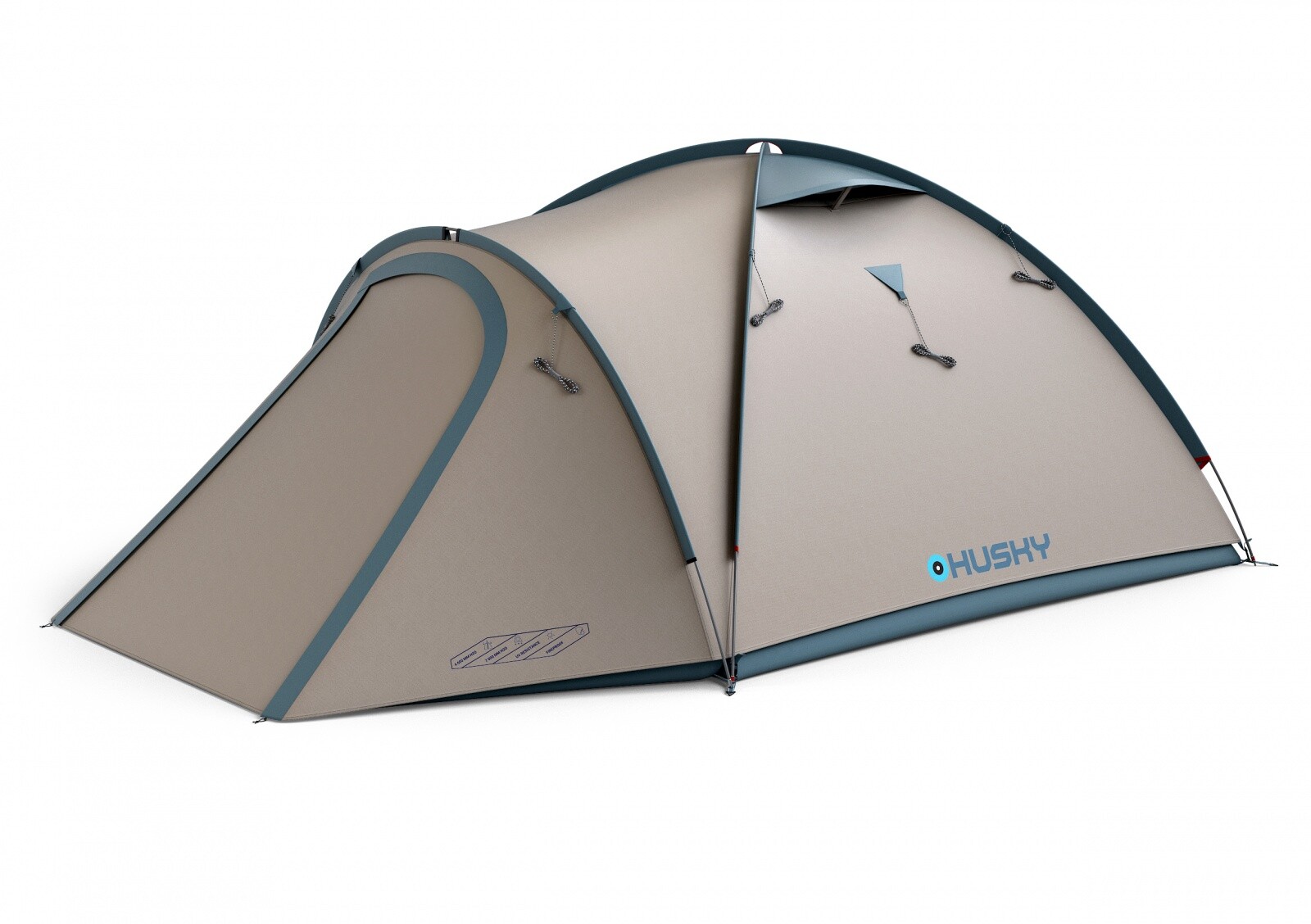 Husky Kempingový stan pre 4 osoby Bizon 4 Classic light grey Veľkosť: OneSize
