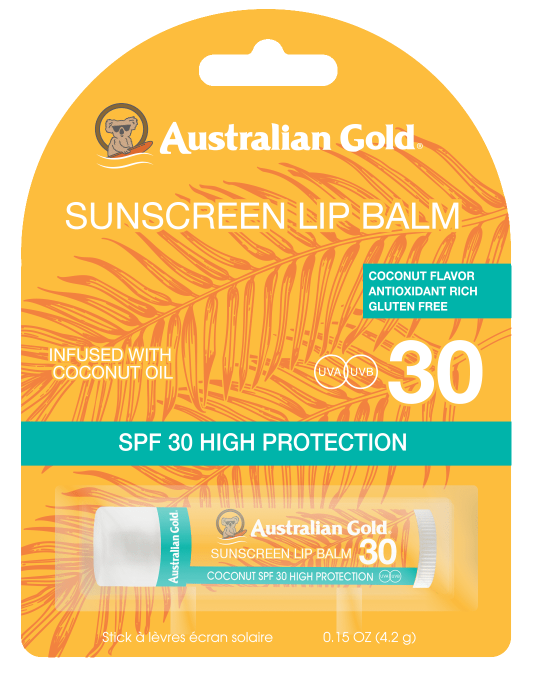 AUSTRALIAN GOLD SPF 30 Balzam na pery 4.2 g