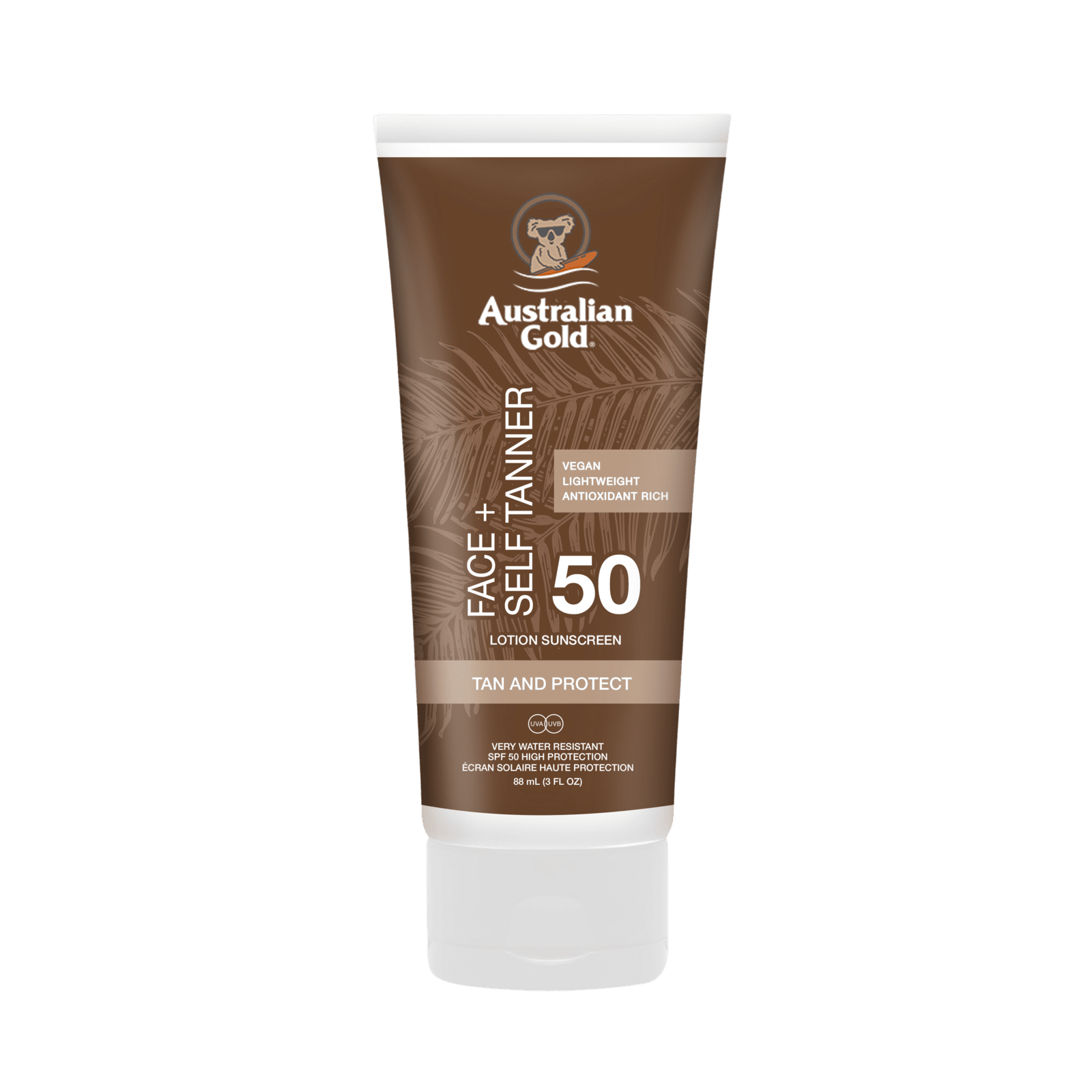 AUSTRALIAN GOLD SPF 50 Faces Selftanner 88 ml