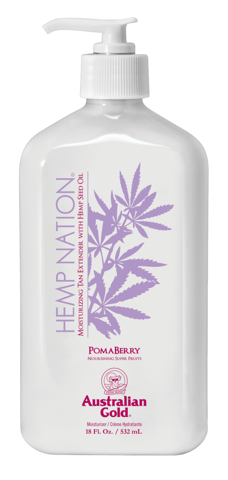 AUSTRALIAN GOLD Hemp Nation Telové mlieko - Pomaberry 535 ml