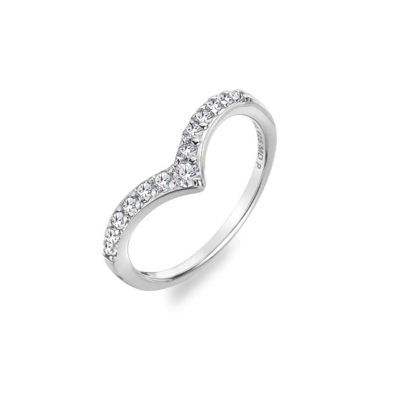 Hot Diamonds Elegantný strieborný prsteň s diamantom a topazmi Lustre DR315 52 mm