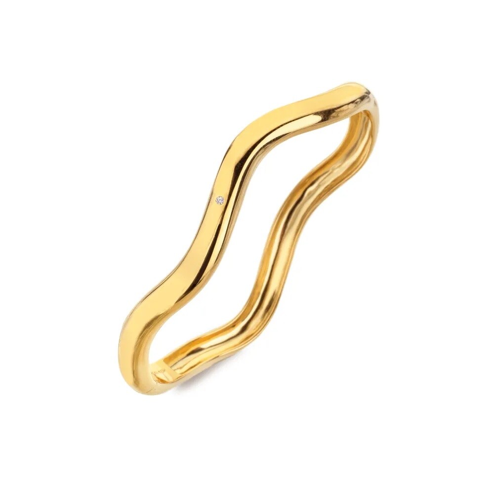 Hot Diamonds Pozlátený strieborný náramok Fiji DC233