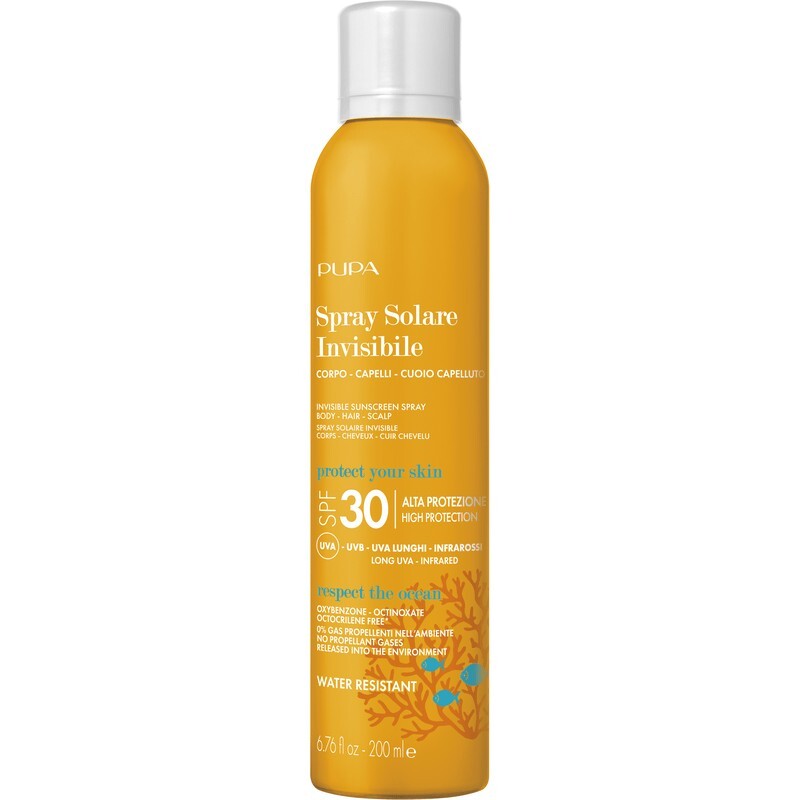 PUPA Milano Sprej na opaľovanie SPF 30 Spray Solare Invisibile 200 ml