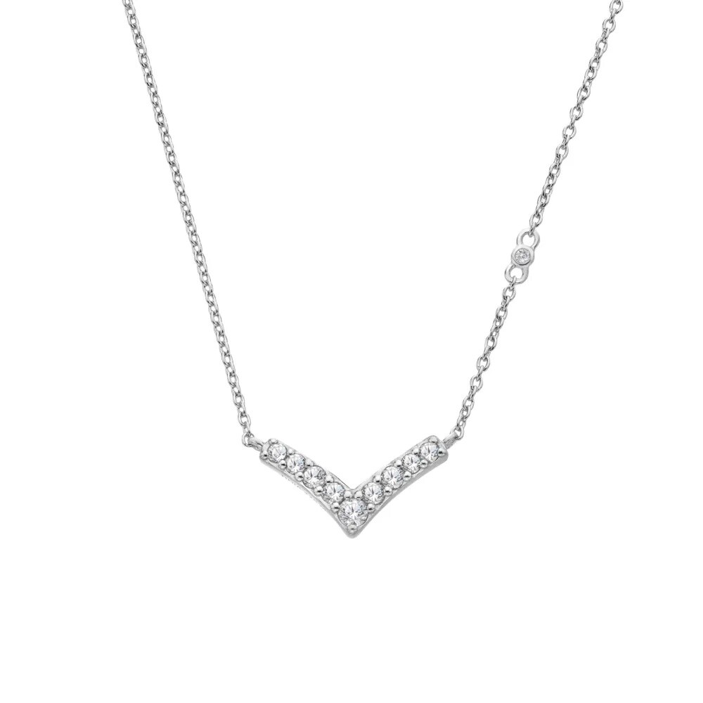 Hot Diamonds Trblietavý strieborný náhrdelník s diamantom Lustre DN231