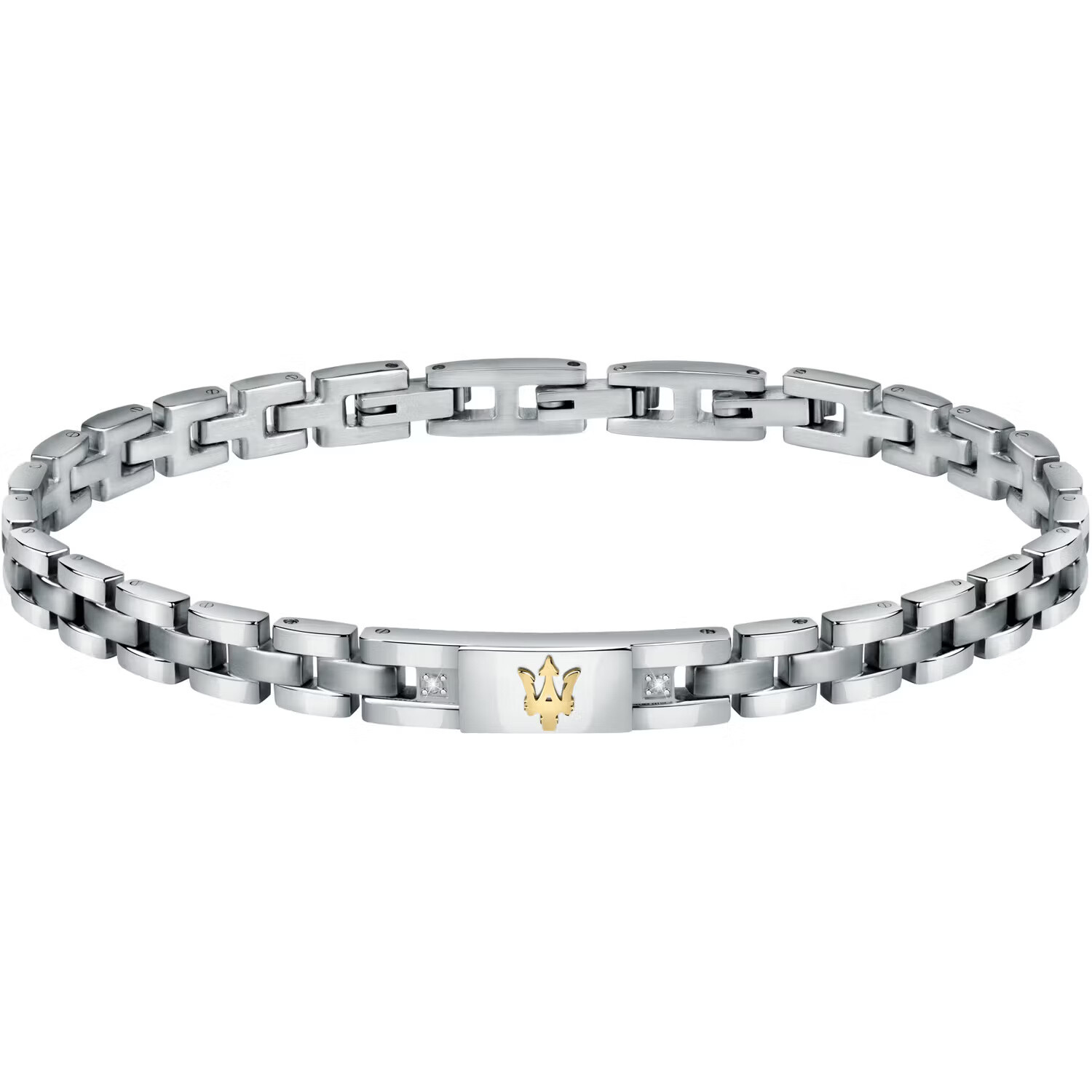 Maserati Pánsky oceľový náramok Diamonds JM221ATY04