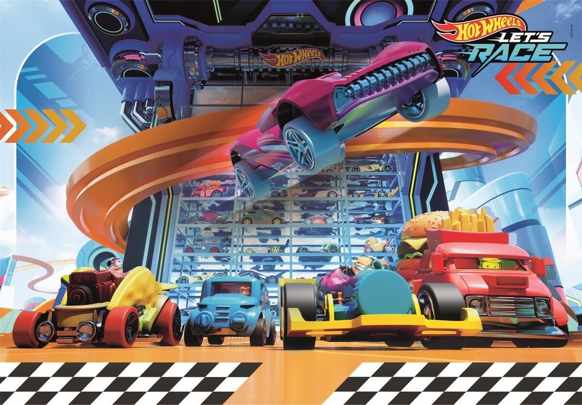Clementoni Hot Wheels 2, 104 dílků
