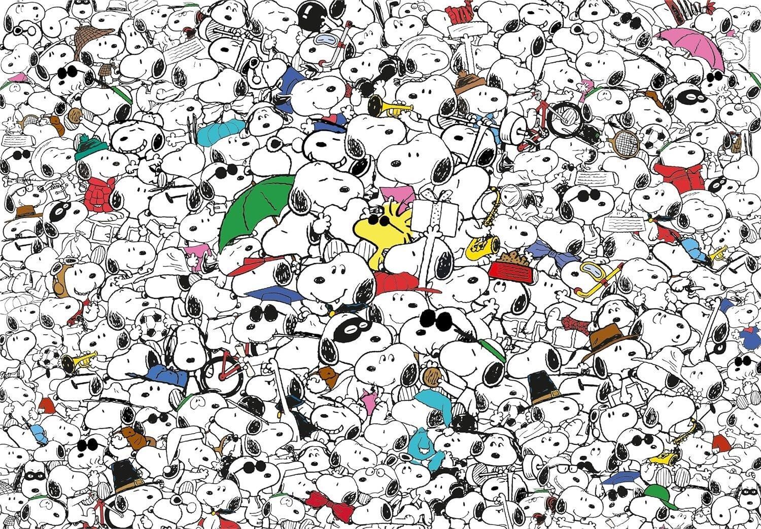 CLEMENTONI Impossible: Peanuts 1000 dílků