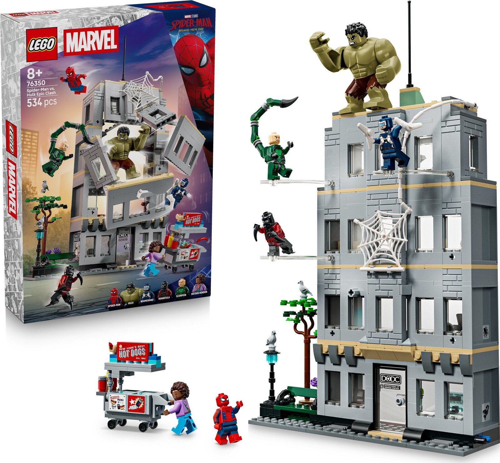 LEGO® ǀ Marvel 76350 Epický súboj: Spider-Man vs. Hulk