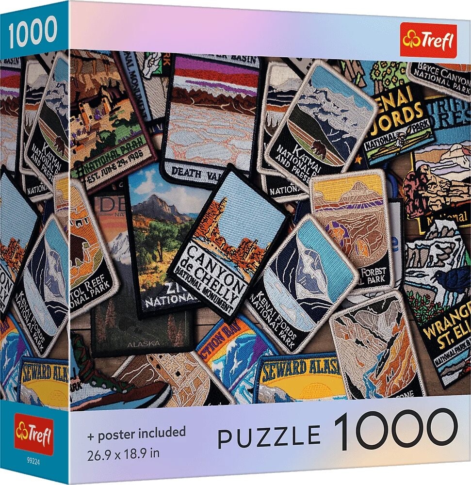 TREFL Puzzle Americké suvenýry 1000 dílků