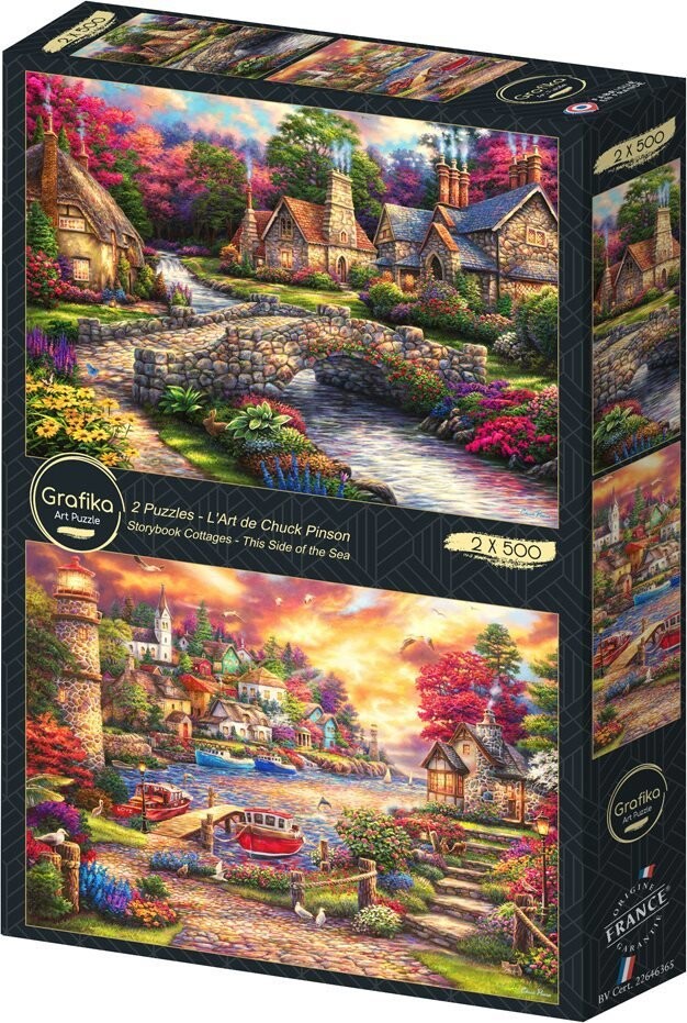 GRAFIKA Art Collection: Puzzle Umění 2x500 dílků