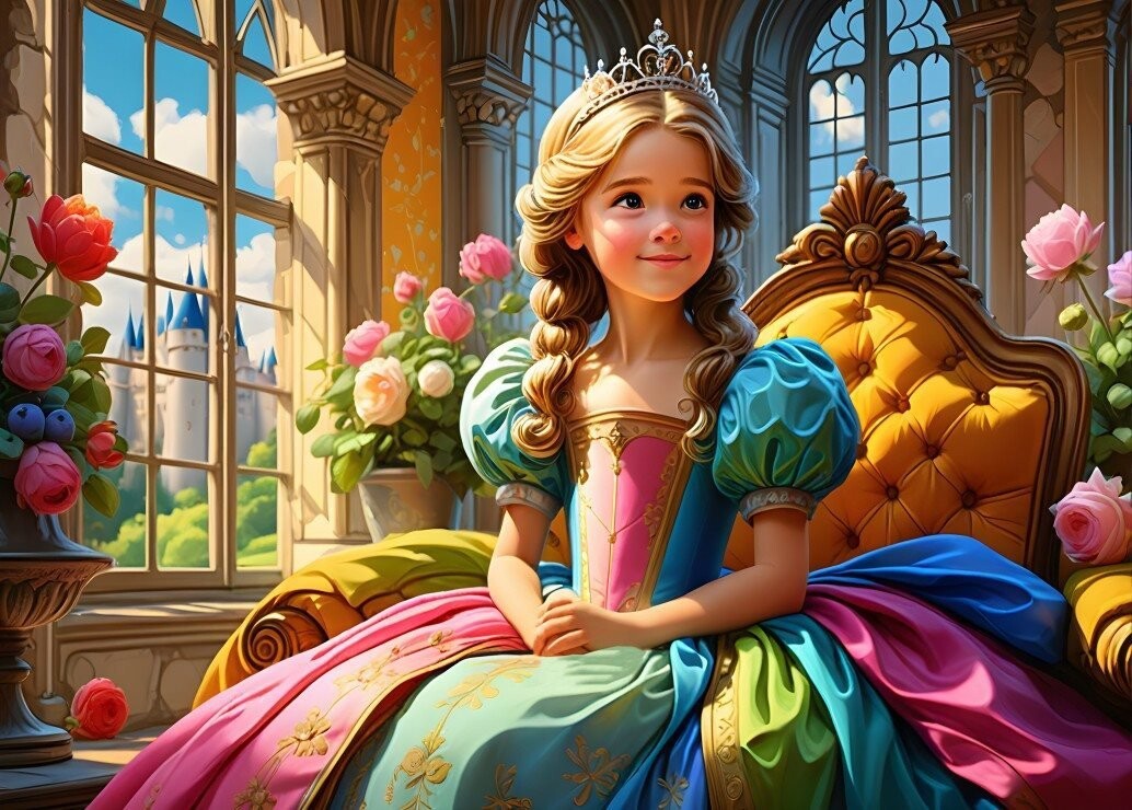 ALIPSON Puzzle Princezna na trůně 500 dílků