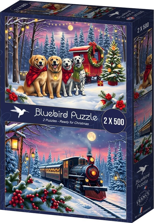 Bluebird Vánoce přicházejí 2x500 dílků