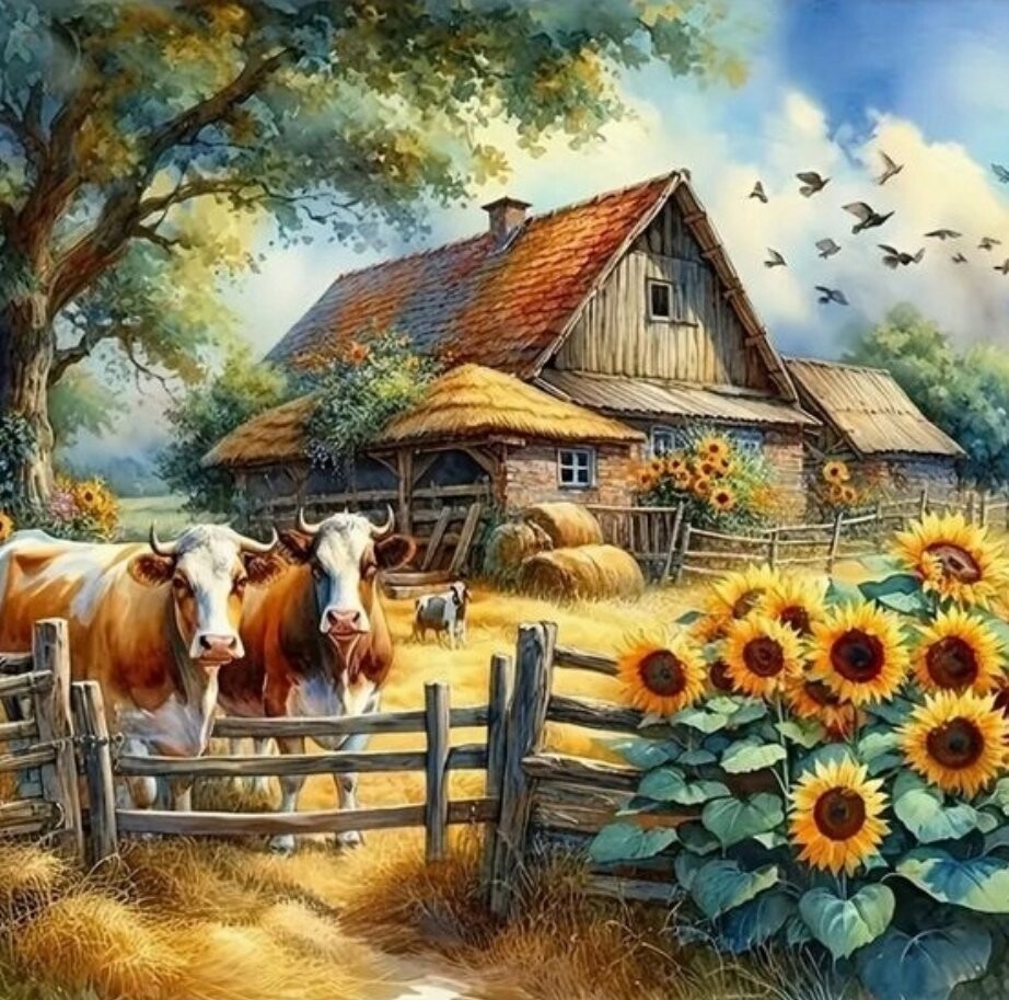 Norimpex Dom na farme 30 × 40 cm