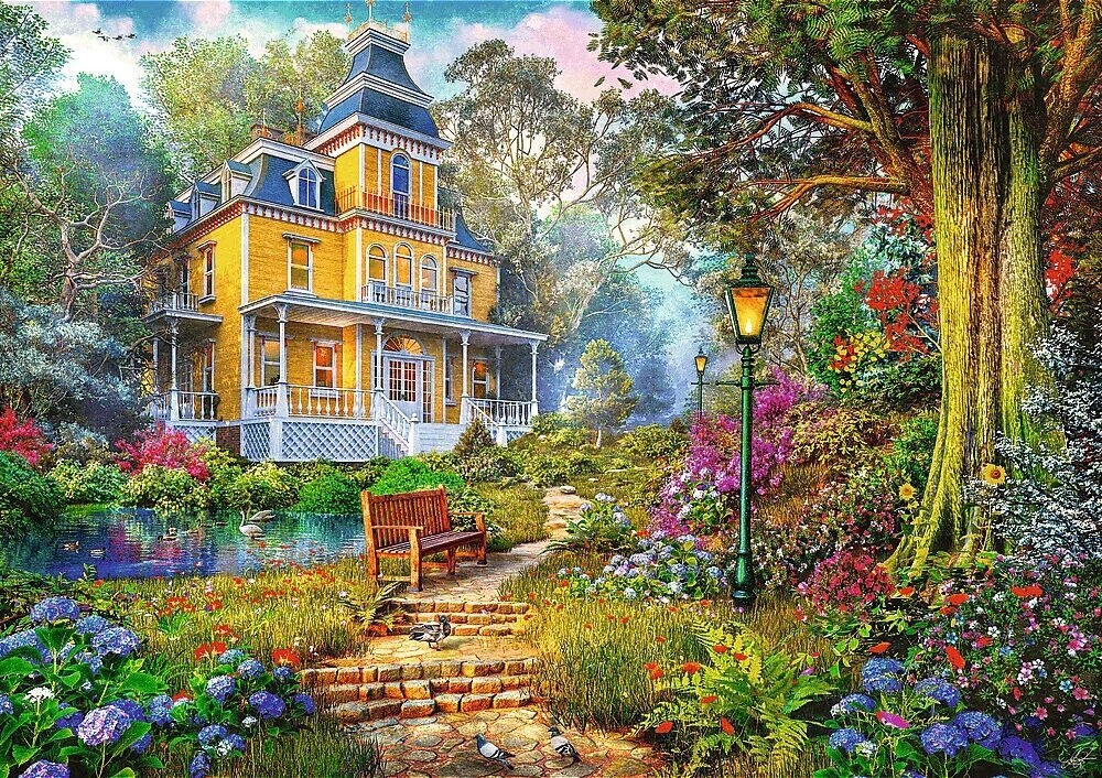 TREFL Puzzle Letní sídlo 6000 dílků