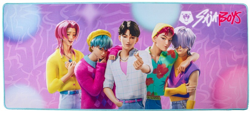 KPop Demon Hunters – Saja Boys – podložka pod myš a klávesnicu