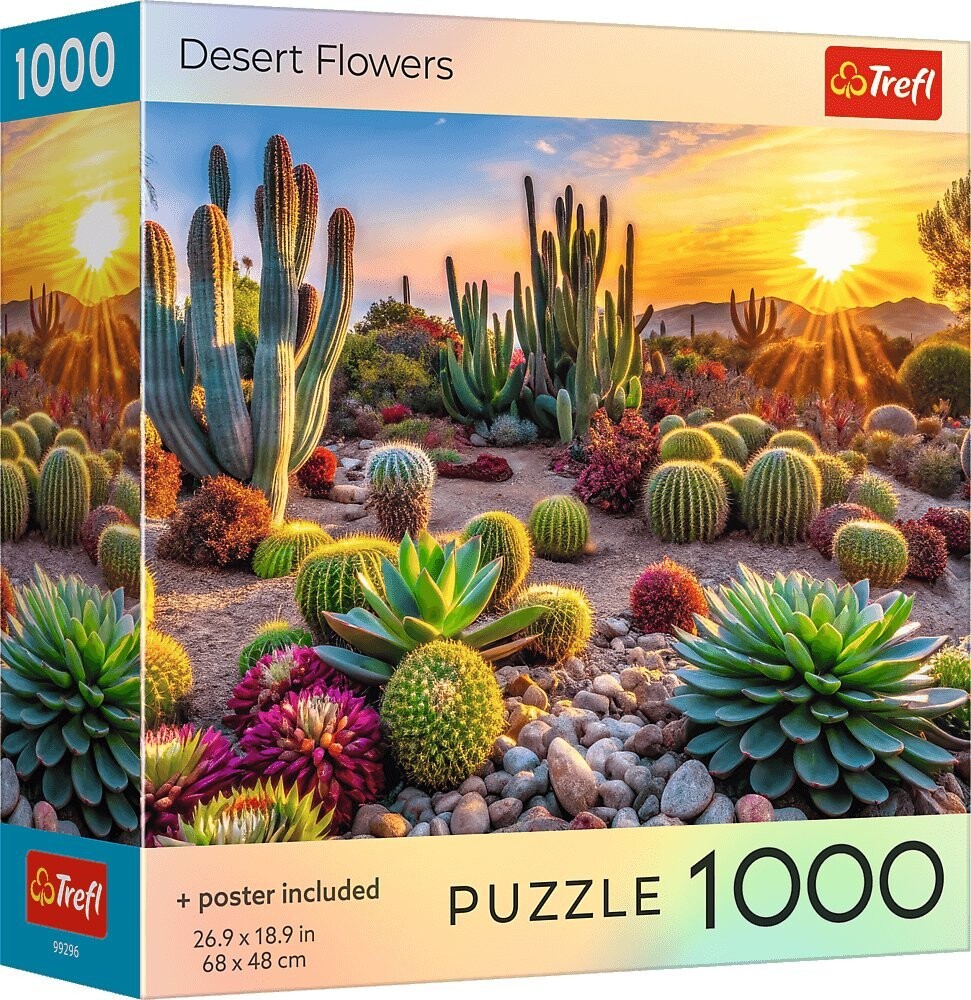 TREFL Puzzle Rostliny v poušti 1000 dílků
