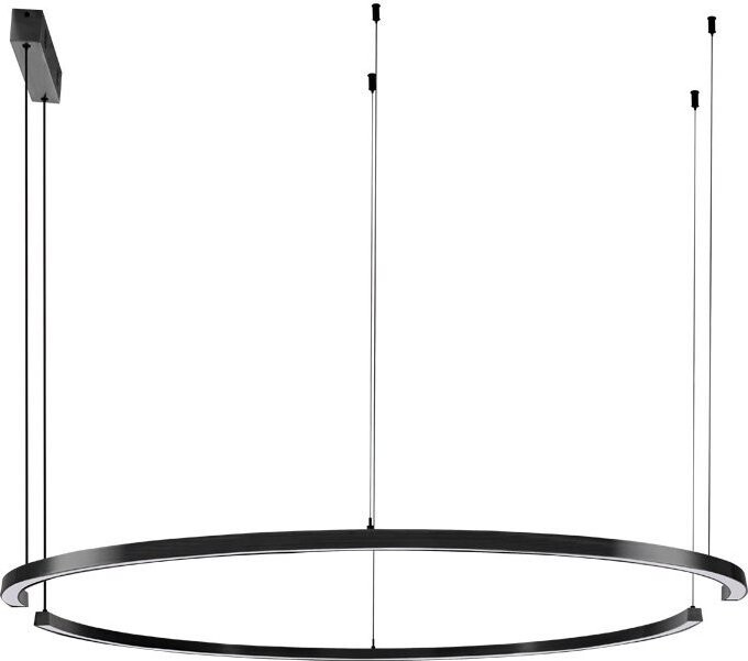 IMMAX NEO FINO MOON Smart závesné svietidlo 2× polkruh, 120 cm, 72 W, Zigbee 3.0, čierne