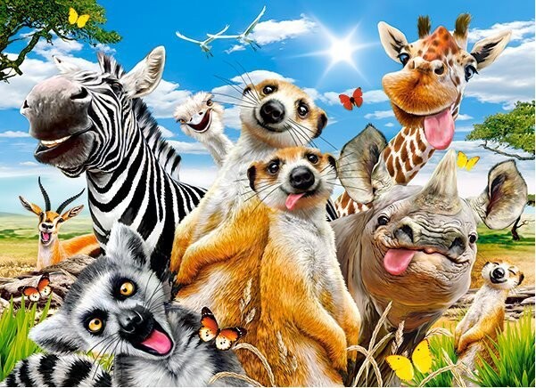 Castorland Africké selfie 200 dílků