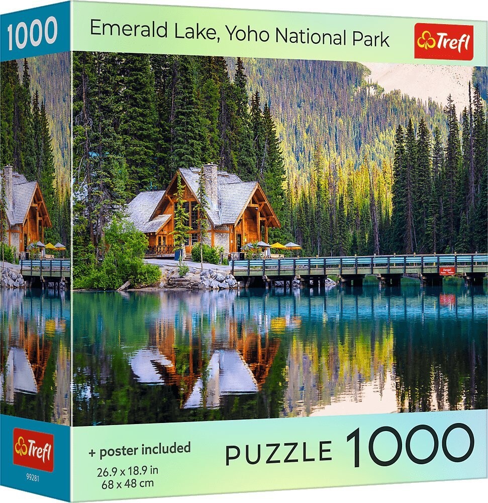 TREFL Puzzle Emerald Lake 1000 dílků