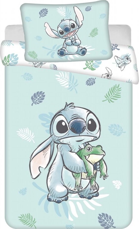 Jerry Fabrics Obliečky do postieľky Lilo and Stitch Frog baby 100 × 135 cm, 40 × 60 cm