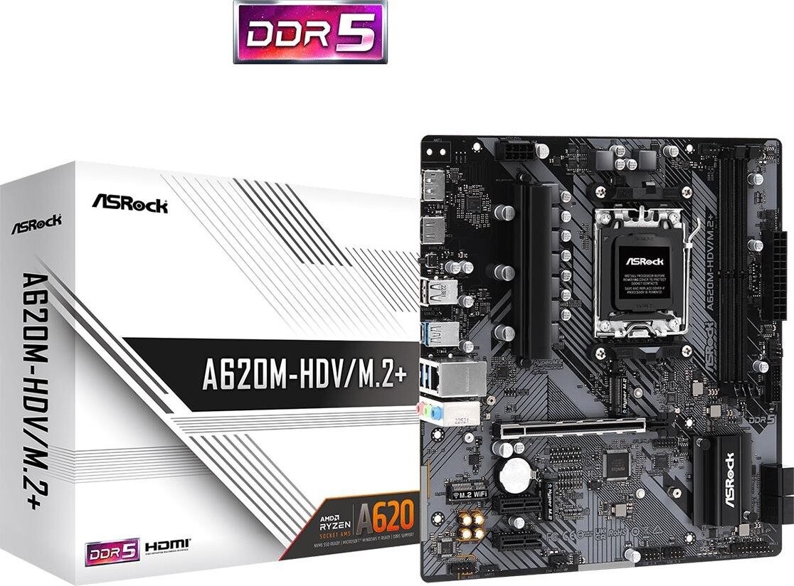 Repasované – ASROCK A620M-HDV/M.2+