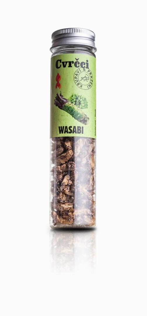 SENS Pálivé chrumkavé & pražené svrčky – Wasabi 20 g