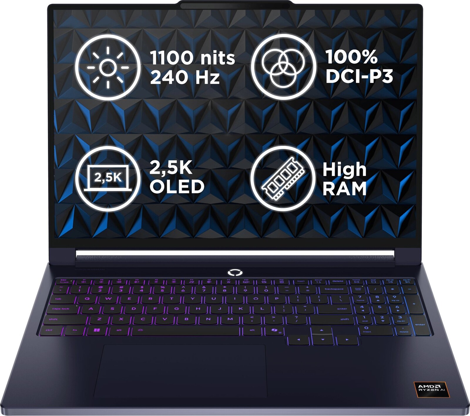 Lenovo Legion 7 16AGP11 Nebula celokovový