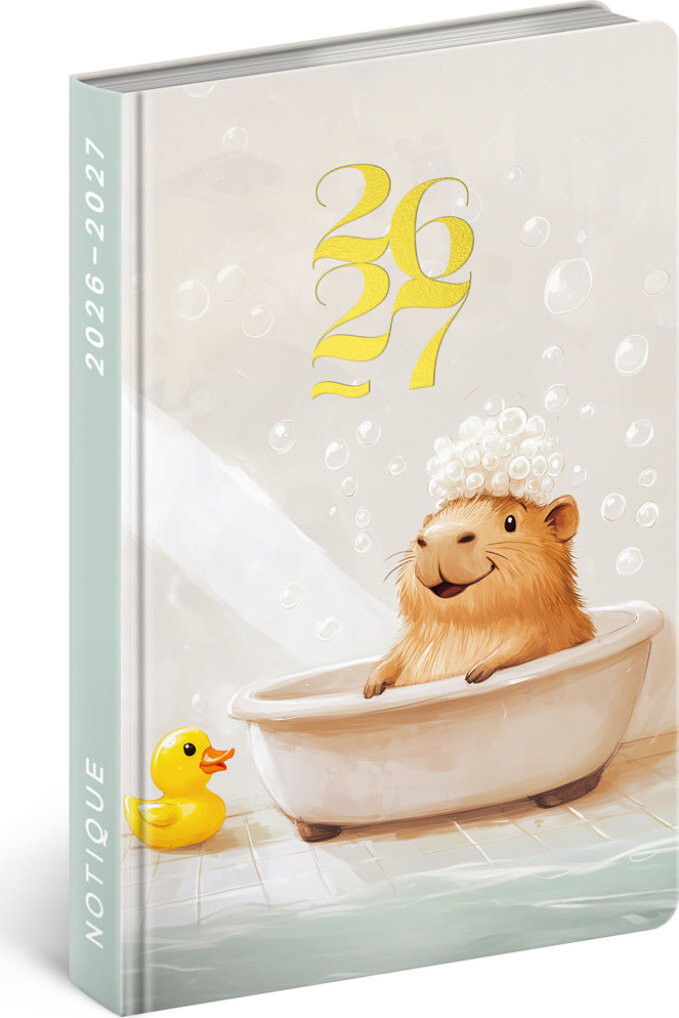 NOTIQUE 18-mesačný Petito – Kapybara 2026/2027, 11 × 16 cm
