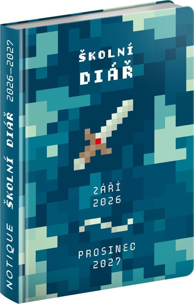 NOTIQUE Školský Gamer (september 2026 – december 2027), 9,8 × 14,5 cm