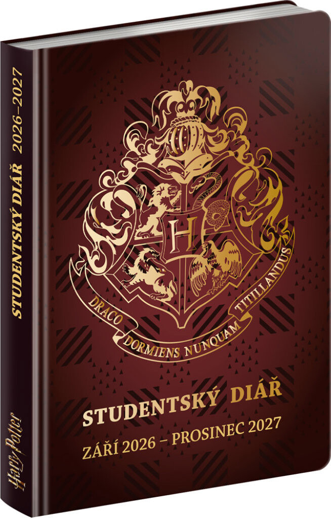 NOTIQUE Študentský Harry Potter (september 2026 – december 2027), 9,8 × 14,5 cm