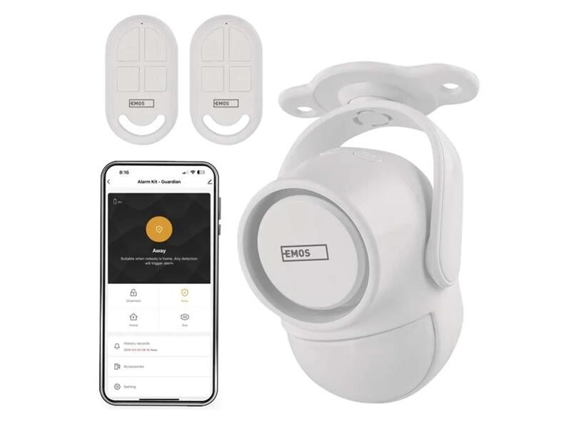 Alarm GoSmart EMOS IP-126L GUARDIAN so senzorom pohybu WiFi Tuya