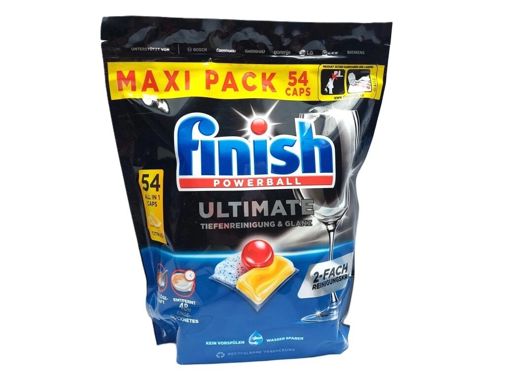 Finish - Calgonit Finish Powerball Ultimate tablety do umývačky riadu lemon 54ks