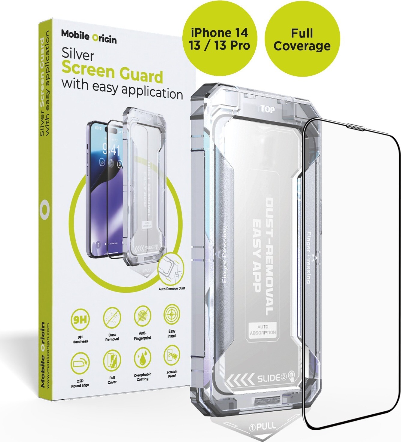 Mobile Origin Screen Guard iPhone 17e/16e/14/13/13 Pro s aplikátorom