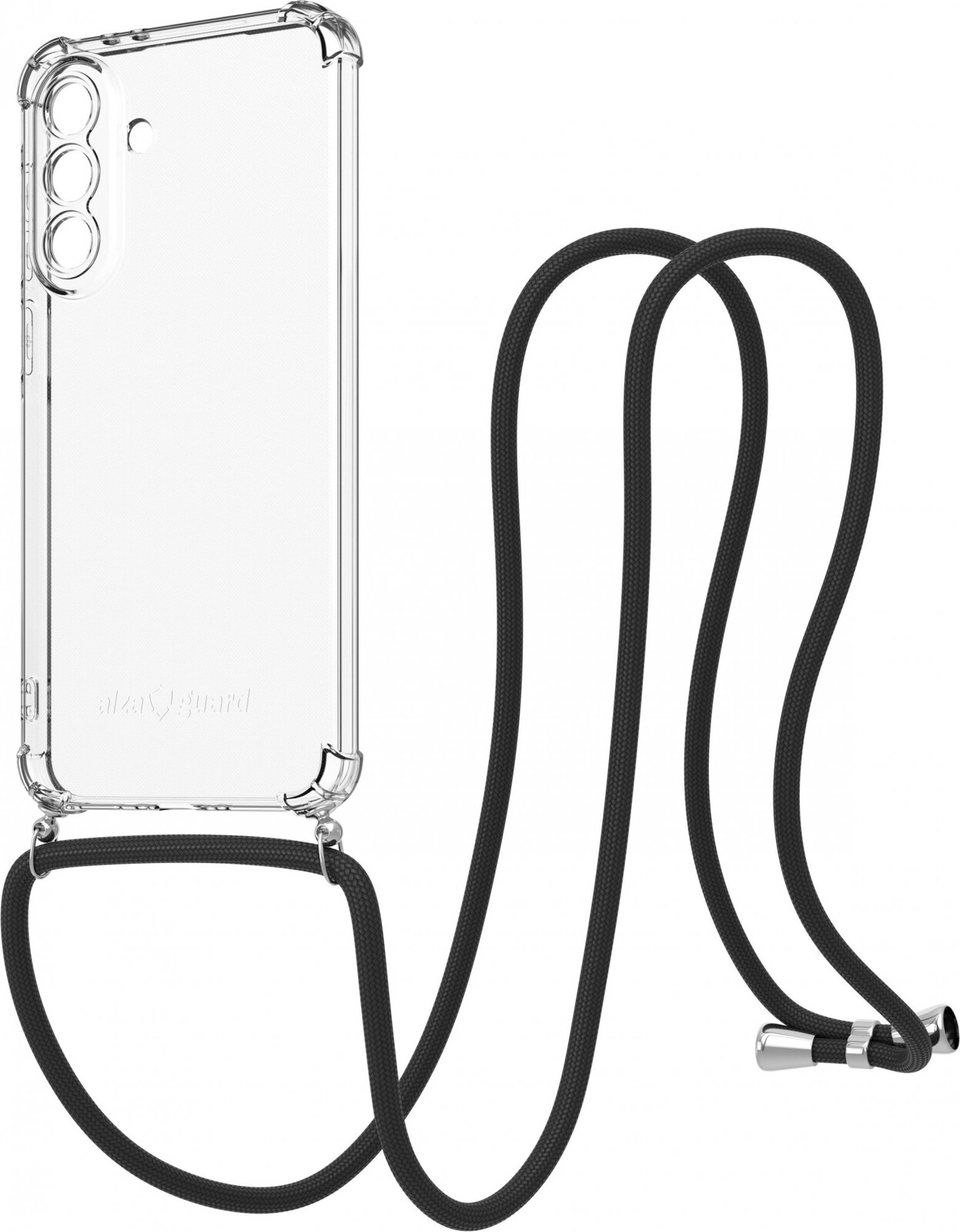 AlzaGuard Luxe Lanyard Case pre Samsung Galaxy A37 čierny