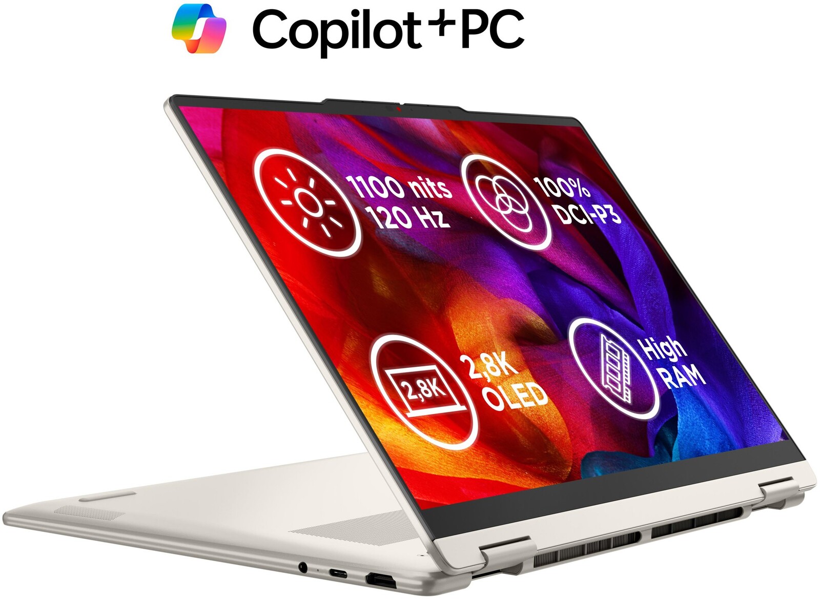 Lenovo Yoga 7 2-in-1 14AGP11 Seashell celokovový (bez adaptéra)
