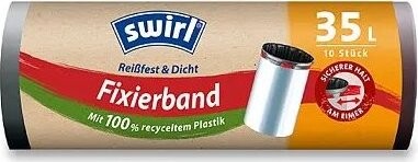 SWIRL Zaťahovacie vrecia s elastickým lemom 35 l, 10 ks