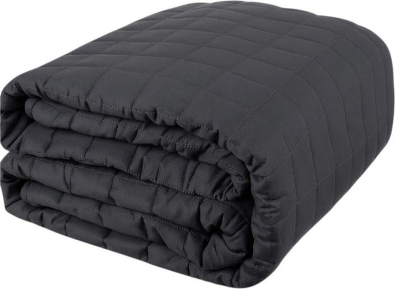 Posteloholici 1255334 Záťažová prikrývka antistresová 9 kg, 150 × 200 cm, sivá