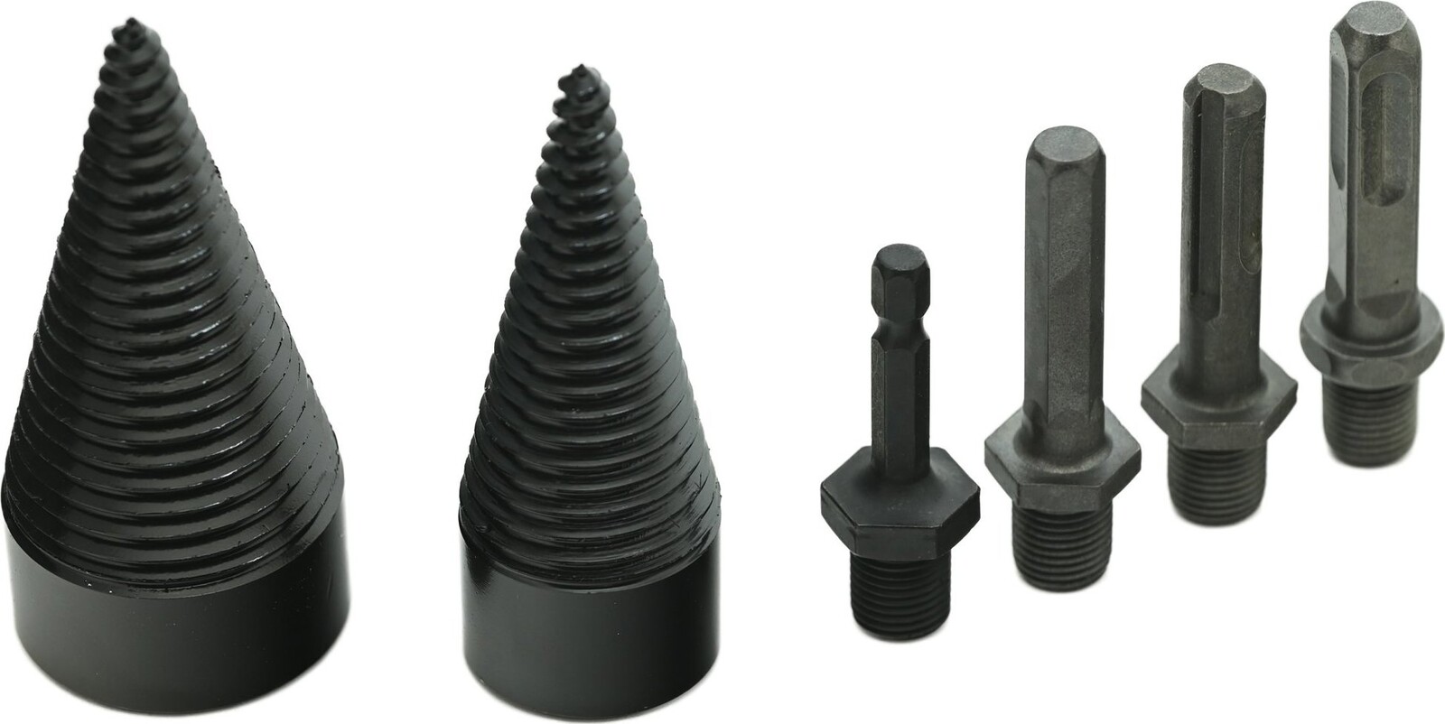 GARVIA Sada tŕňov na štiepanie dreva 32 a 42 mm + 4 nadstavce