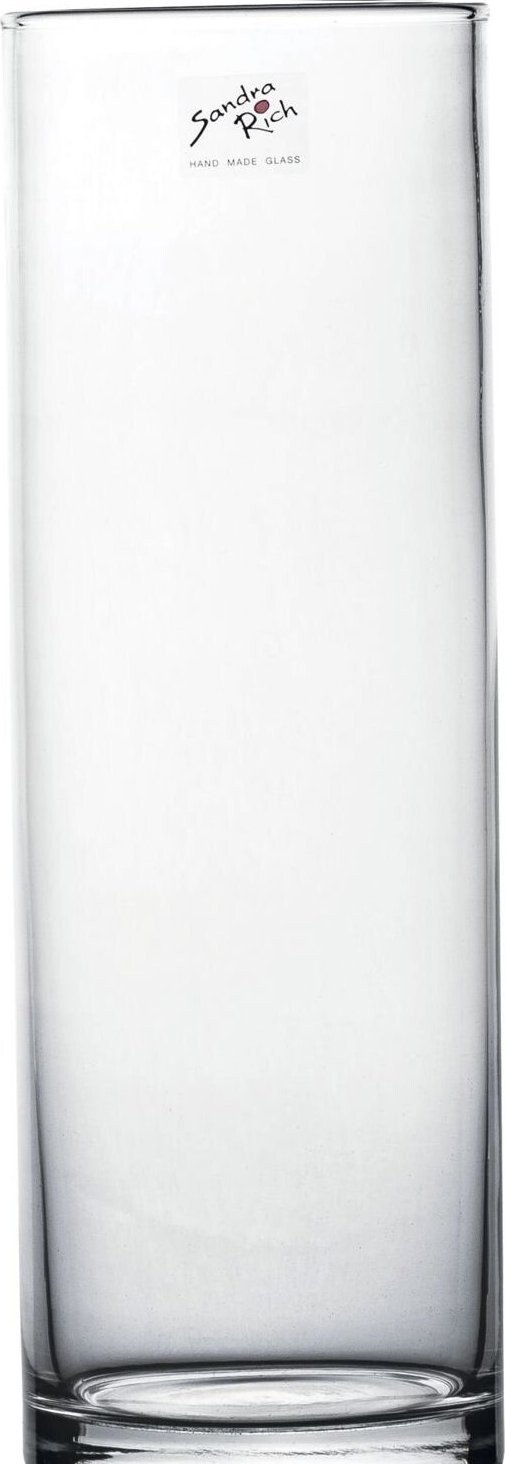 Sandra Rich Cyli Váza sklenená 30 cm, priemer 10 cm