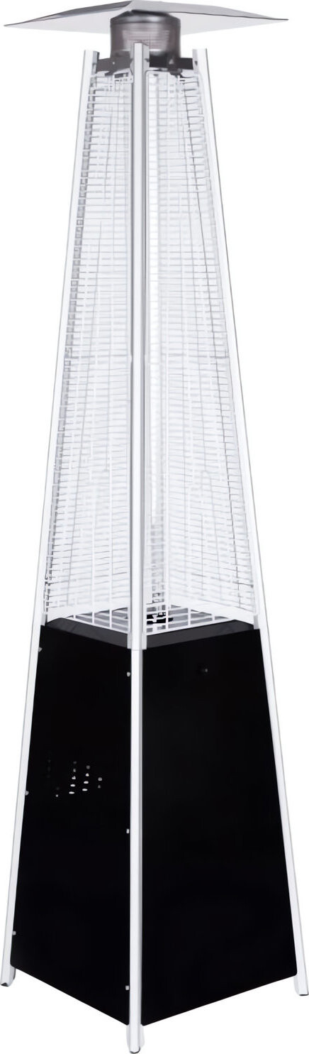 MultiGarden Terasový plynový ohrievač so skleneným krytom BFH-A-PC, 13 kW, čierny
