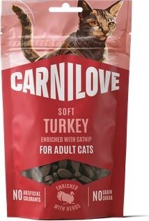 Carnilove Cat Soft Snack Turkey enriched with Catnip 50 g