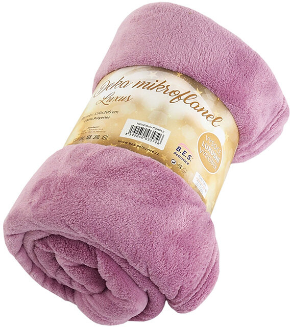 B.E.S. – Petrovice Deka mikroflanel EXCLUSIVE 150 × 200 – Purple